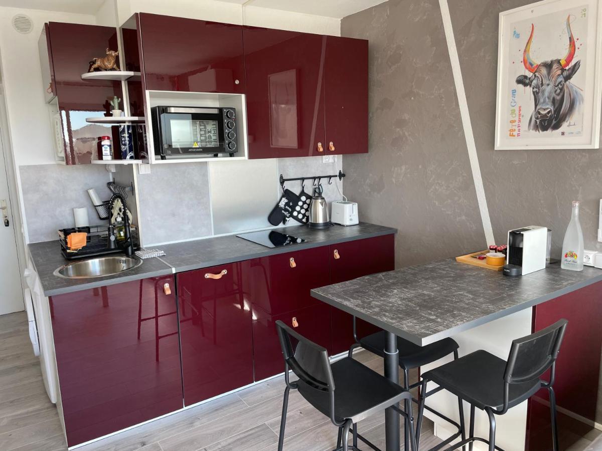 Superbe Studio, Terrasse, Piscine, Parking Le Grau-du-Roi Luaran gambar